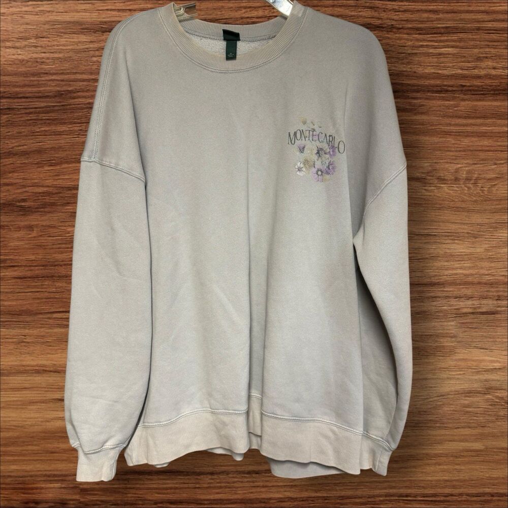 Wild Fable Monte Carlo Scenic Sweatshirt Pastel tye dye Grunge Graphic Crewneck